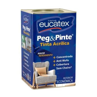 Imagem de Tinta Acrílica Eucatex Peg Pinte Branco Gelo 18L