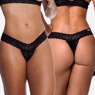 Imagem de Calcinha Fio Dental em Renda Super Confortável - Casada - Sensualle, P