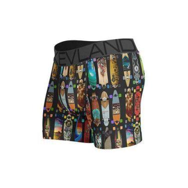 Imagem de Cueca Boxer Kevland Long Boards Black, Preto, G