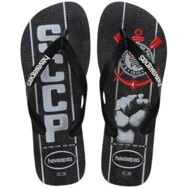 Imagem de Chinelo Havaianas Times Licenciados S.C Corinthians Paulista, 43/44, P