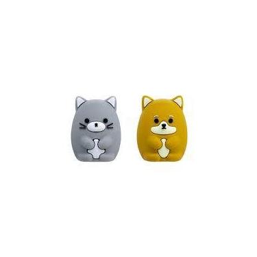 Imagem de Apontador Best Friend BRW - Gatinho Cinza e Amarelo, Amarelo