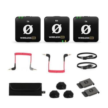 Imagem de Microfone Duplo Sem Fio Rode Wireless Me Para Iphone Android Pc