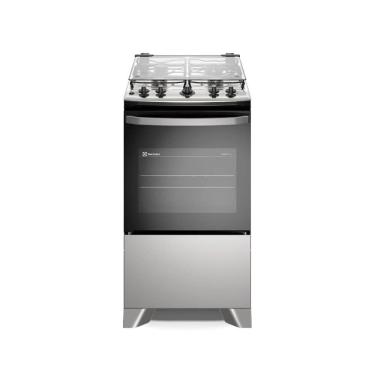 Imagem de Fogão 4 Bocas Electrolux Efficient com PerfectCook FE4IG Mesa de Inox Prata - Bivolt