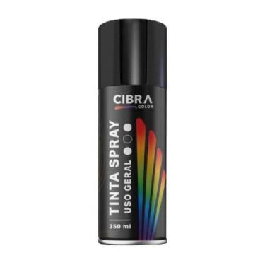 Imagem de Tinta Spray Alta Temperatura Preto 400ml Cibra