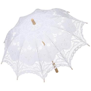 Imagem de Guarda-chuva de renda, guarda-sol BABEYOND Vintage Wedding Bridal, bra