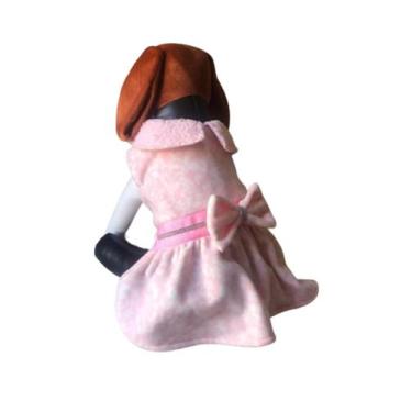 Imagem de Vestido de inverno para cães - Totó & Cia, rosa, 8