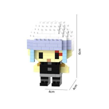 Imagem de Brinquedo Blocos de Montar Infantil Brinquedo Educativo Animais De Bri