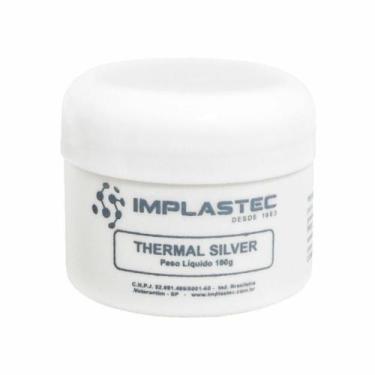 Imagem de Pasta Térmica Implastec Thermal Silver Pote 100g