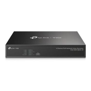 Imagem de Gravador de Vídeo NVR Tp-link Vigi NVR1004H, 4 Canais, H.265+, Preto -