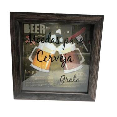 Imagem de Cofrinho com frase "Moedas para Cerveja" - 13776 - Karin Grace
