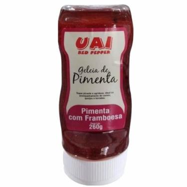 Imagem de Geléia de Pimenta 260g - UAI, Pimenta c/ Framboesa (Bisnaga 260g)