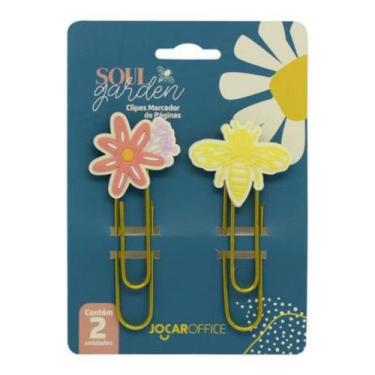 Imagem de Clipes Soul Garden Abelha 7,5cm Blister Com 2 Unidades - Leonora
