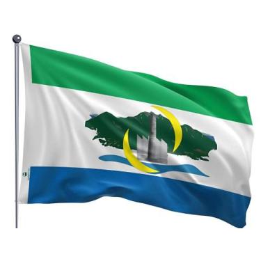 Imagem de Bandeira do Município de Serra Uma Face Estampada Tamanho 70x100cm - Q