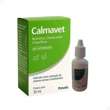 Imagem de Calmavet 30ml Calmante Natural Para Cães E Gatos Provets, 30ml