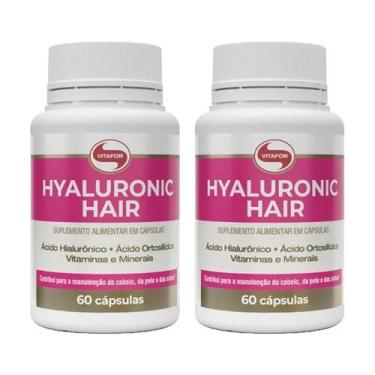 Imagem de Kit 2X: Hyaluronic Hair Vitafor 60 Cápsulas