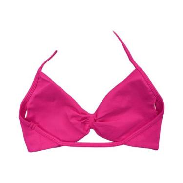 Imagem de Top Esportivo Feminino Acolchoado Com Costas Abertas, Tipo Halter, Par
