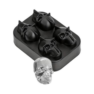 Imagem de Forma De Gelo Em Silicone De Grau Alimentício Em Formato De Pistola Ro