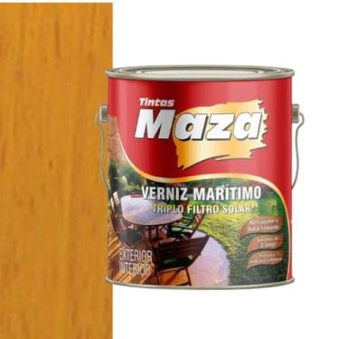Imagem de Verniz Marítimo Brilhante 0,225mL Incolor P/ Madeira MAZA