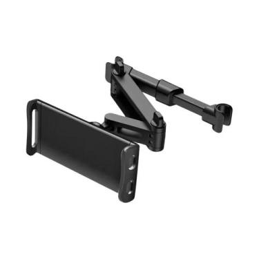Imagem de Suporte Ajustável Para Tablet No Encosto De Cabeça Do Carro 360 graus 
