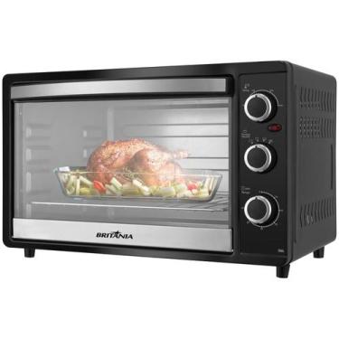 Imagem de Forno Elétrico Britânia 36L 1500W BFE41P com Grill 127V, Preto, 110V