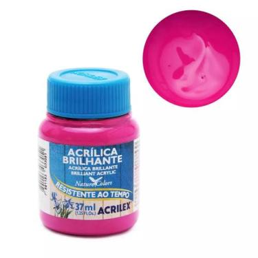 Imagem de Tinta Acrílica Brilhante Acrilex 37ml Rosa Escuro 542