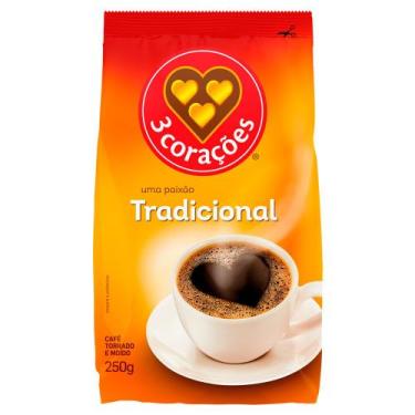 Imagem de Café em Pó 3 Corações Tradicional 250g