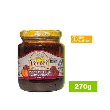 Imagem de Doce cremoso com leite e ameixa 270g doces vovo - Doces Vovó