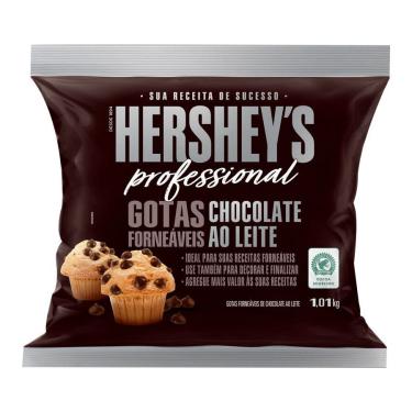 Imagem de Gotas de chocolate forneáveis Ao leite 1,01kg Hershey's Professional