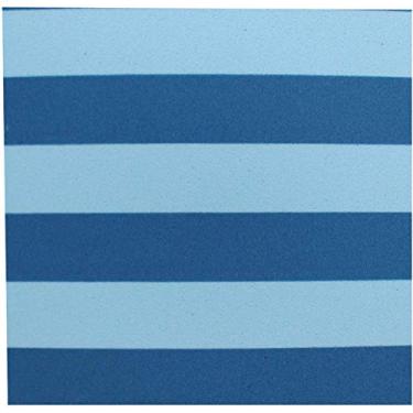 Imagem de Make+ Estampado Placa de Eva Pacote de 5 Unidades, Azul (Listrado), 60 x 40 x 0.20 cm