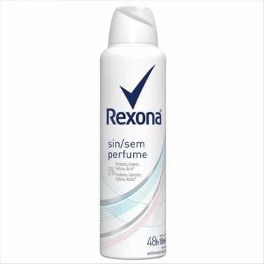 Imagem de Desodorante Antitranspirante Aerosol Rexona Feminino - Sem Perfume - 150ml