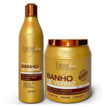 Imagem de Forever Liss Banho De Verniz  Shampoo 500ml + Máscara 1000g