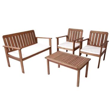 Imagem de Conjunto Sofá, Poltronas e Mesa de Apoio Sorrento Ref. 80.5 VivaLigna