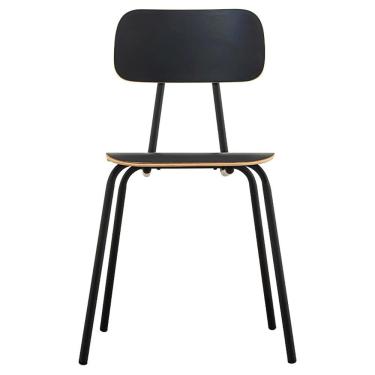 Imagem de Cadeira School Decorativa Preta Overseas