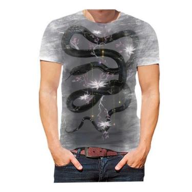 Imagem de Camisa Camiseta Cobra Serpente Anaconda Sucuri Bichos Hd 13 - Estilo K