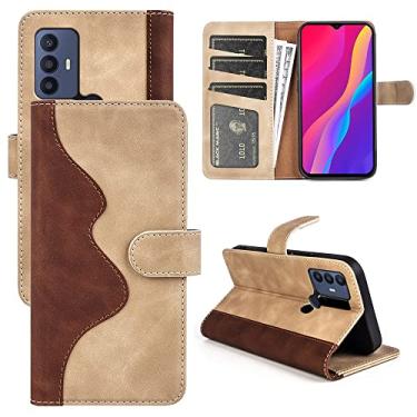 Imagem de For TCL 30 SE / 305/306 Stitching Horizontal Flip Leather Phone Case