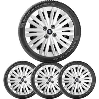 Imagem de 4x Calota FIAT PUNTO IDEA SIENA Aro 15 com Emblema 208nv