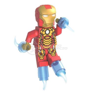 Imagem de Boneco Action Figure Avengers Bloco De Montar Homem De Ferro