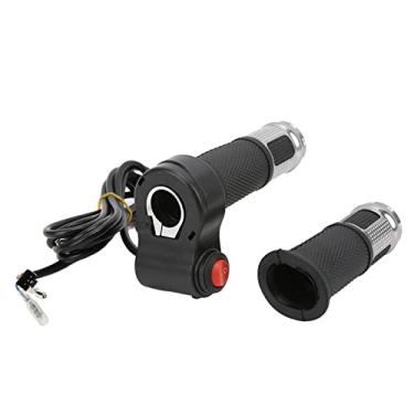 Imagem de Vbestlife Pegas de acelerador de torção, alavanca do acelerador que regula a velocidade para veículos elétricos de scooter de bicicleta para 2,3 cm/0,9 pol. (prata) acessórios de modificação de bicicleta elétrica