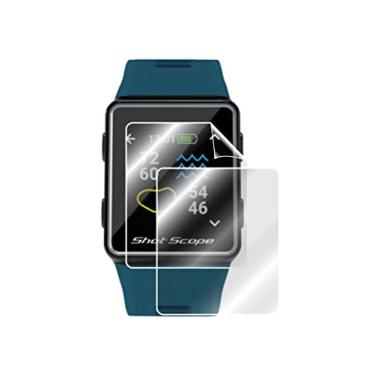 Imagem de IPG Protetor de tela para relógio Shot Scope V3 – G3 GPS Golf (2 unidades) Invisível Ultra HD Filme Transparente Anti-arranhões-Suave / Auto-cura/Sem Bolhas para V3 – G3
