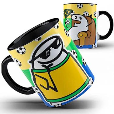 Imagem de Caneca Flork Futebol seleção Brasil copa