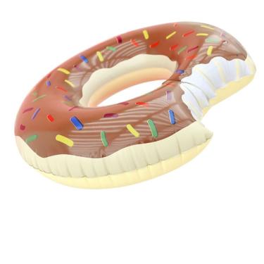 Imagem de Boia Biscoito Donuts Divertida para Piscina Inflável 70cm