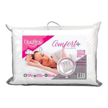 Imagem de Travesseiro Duoflex Comfort+, Macio, 50 X 70 X 14 Cm