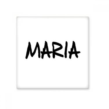 Imagem de Adesivo brilhante de azulejo de cerâmica Maria com caligrafia especial