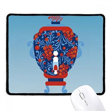 Imagem de Mousepad Russia National Symbol Vaso Padrão Mousepad Borda Costurada Tapete Borracha Gaming Pad