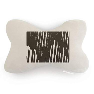 Imagem de DIYthinker Almofada para apoio de cabeça com textura irregular, acabamento de carro, almofada para decoração de pescoço
