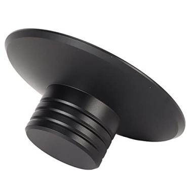 Imagem de Grampo de Disco de Vinil, Estabilizador de Peso de Registro Melhora a Clareza do Som Portátil Reduz a Vibração para Toca-discos de Vinil LP (Preto)