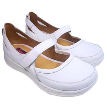 Imagem de Sapato Boneca Couro Feminino Retrô Vintage Plataforma Casual