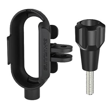 Imagem de HUAYUWA Capa para moldura de câmera compatível com Insta360 GO3 Action Camera Dissipação de calor Capa protetora com suporte de gaiola com rosca de 0,6 cm e adaptador de tripé