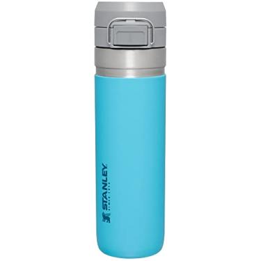 Imagem de Stanley Garrafa de água Quick Flip GO 680 g | Tampa com botão de pressão | À prova de vazamento e embalável para viagens e esportes | Aço inoxidável isolado | Livre de BPA | Piscina