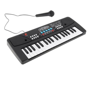 Imagem de teclado eletrônico para iniciantes Teclado Eletrônico De 37 Teclas, Piano, Placa De Música Digital Com Microfone, Iluminação Musical
